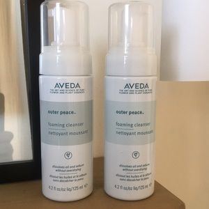 NWT {TWO} Aveda Outer Peace Foaming Cleanser